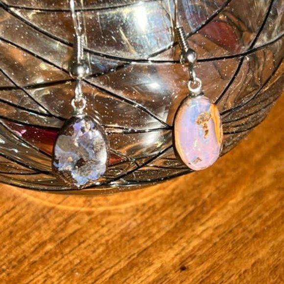 Boulder Opal Earrings - Picture 2 of 5